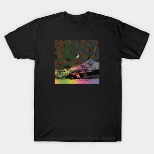 Cosmic Mountain Lights T-Shirt